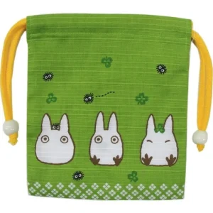 Sale Sacoche Tissu Verte Totoro Blanc - Mon Voisin Totoro Sacs