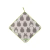 Discount Serviette à passant Silhouette Totoro Gris - Mon Voisin Totoro Linge De Maison