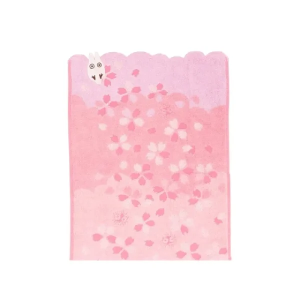Flash Sale Serviette Cerisiers en fleurs 34x80 cm - Mon Voisin Totoro Linge De Maison