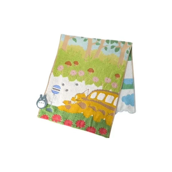 Online Serviette Chatbus en Chemin 34x80 cm - Mon Voisin Totoro Linge De Maison