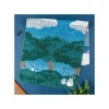 Outlet Serviette de bain Sous la lune 60 x 120 cm - Mon Voisin Totoro Linge De Maison
