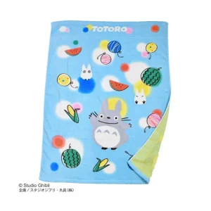Store Serviette de plage Vacances d'été 85 x 115 cm - Mon Voisin Totoro Linge De Maison