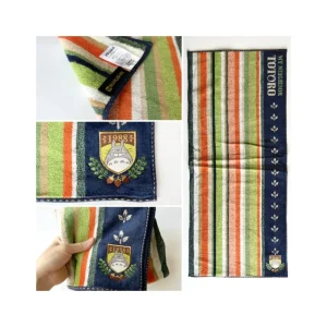 New Serviette Feuilles Totoro 34x80 cm - Mon Voisin Totoro Linge De Maison