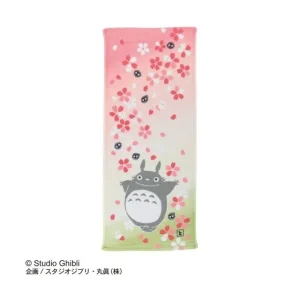 Store Serviette Imabari Totoro Hanafubuki 34x80 cm - Mon Voisin Totoro Linge De Maison
