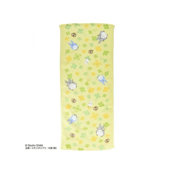 Clearance Serviette Imabari Totoro Trèfle 34x80 cm - Mon Voisin Totoro Linge De Maison
