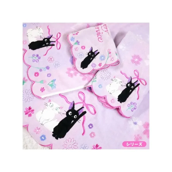 Sale Serviette Jiji Et Lily 34x80cm - Kiki la petite sorcière Linge De Maison