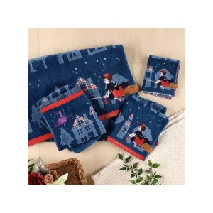 Cheap Serviette La nuit du départ 34x80 cm - Kiki la petite sorcière Linge De Maison