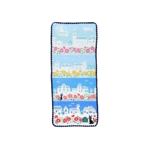 Best Sale Serviette Rues de Paris 34x80 cm - Kiki la petite sorcière Linge De Maison