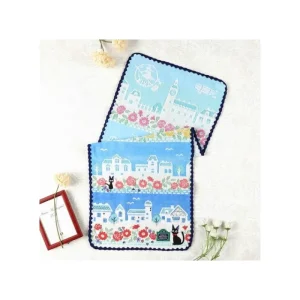 Best Sale Serviette Rues de Paris 34x80 cm - Kiki la petite sorcière Linge De Maison