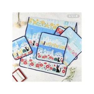 Best Sale Serviette Rues de Paris 34x80 cm - Kiki la petite sorcière Linge De Maison