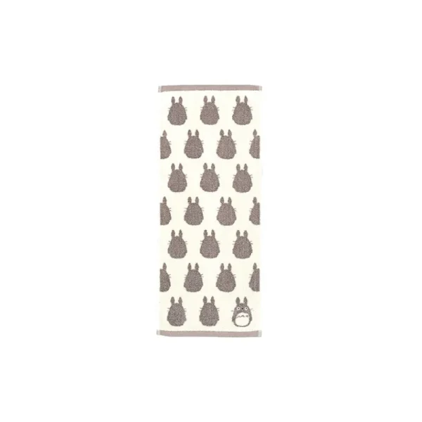 Cheap Serviette Silhouette Totoro Gris 33x80 cm - Mon Voisin Totoro Linge De Maison
