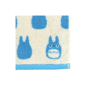 Online Serviette Silhouette Totoro Bleu 33x80 cm - Mon Voisin Totoro Linge De Maison