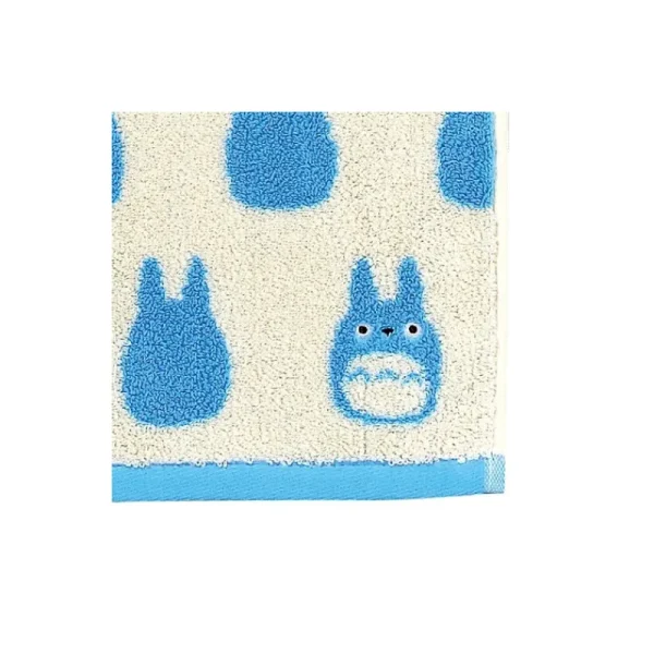 Online Serviette Silhouette Totoro Bleu 33x80 cm - Mon Voisin Totoro Linge De Maison