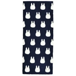 Discount Serviette Silhouette Totoro Blanc 33x80 cm - Mon Voisin Totoro Linge De Maison
