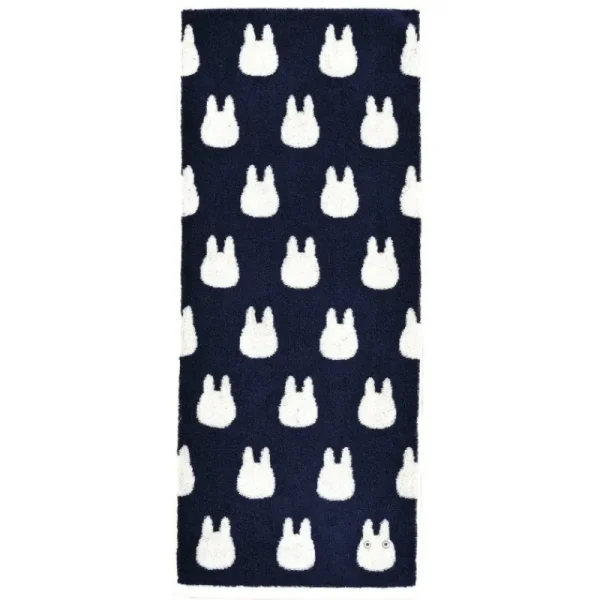 Discount Serviette Silhouette Totoro Blanc 33x80 cm - Mon Voisin Totoro Linge De Maison