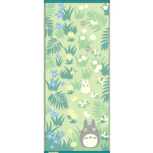 Fashion Serviette Totoro & Papillon 34x80 cm - Mon Voisin Totoro Linge De Maison