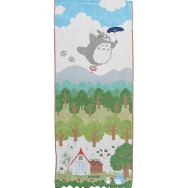Flash Sale Serviette Totoro dans le ciel 34x80 cm - Mon Voisin Totoro Linge De Maison