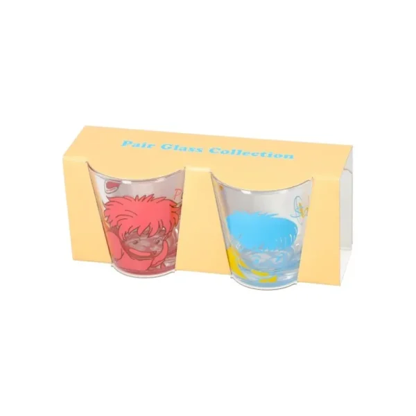 Online Set 2 Verres Ponyo & Sosuke - Ponyo sur la falaise Cuisine Et Table