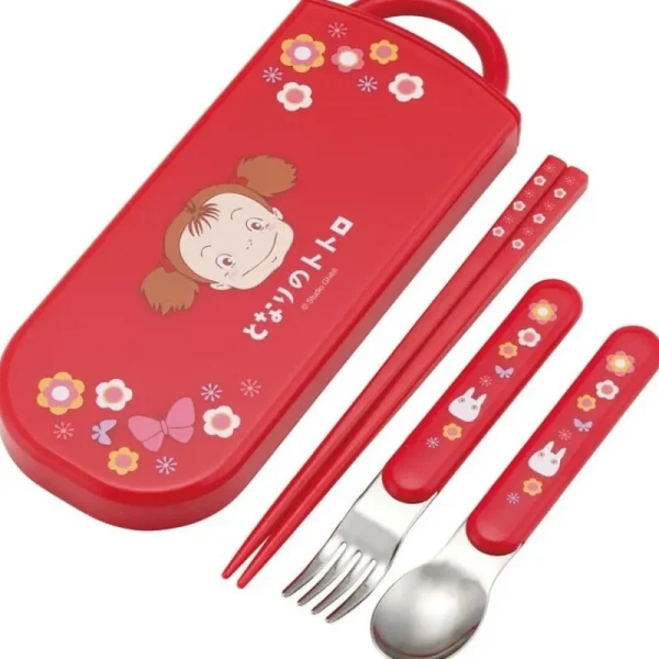 Clearance Set Baguettes Cuillère Fourchette Mei rouge - Mon Voisin Totoro Cuisine Et Table