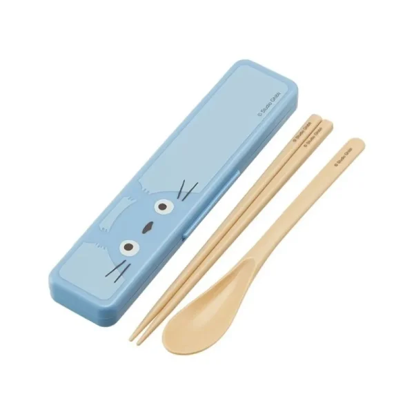Fashion Set Baguettes Et Cuillère Totoro Bleu - Mon Voisin Totoro Cuisine Et Table