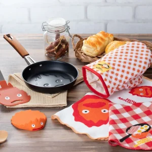 Best Set de 2 Torchons Calcifer - Le Château ambulant Cuisine Et Table