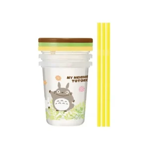 Sale Set de 3 Verres avec Pailles - Mon Voisin Totoro Cuisine Et Table