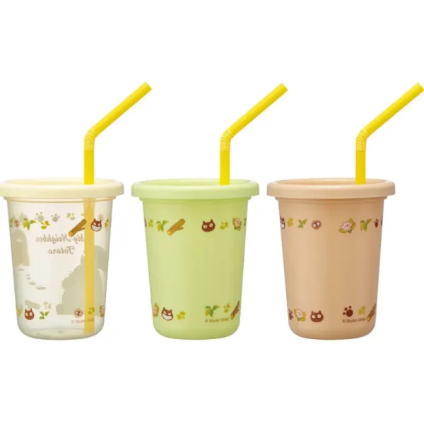 Flash Sale Set de 3 Verres avec Pailles - Mon Voisin Totoro Cuisine Et Table