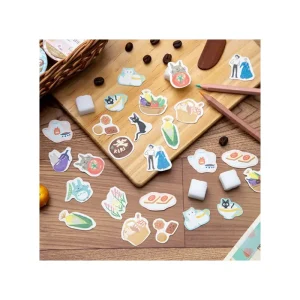 Sale Set de stickers Break Time Fleurs - Le Château ambulant Petit Matériel