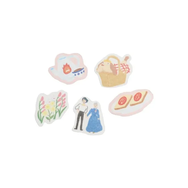 Sale Set de stickers Break Time Fleurs - Le Château ambulant Petit Matériel
