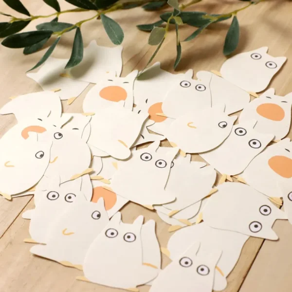 Cheap Set de stickers Totoro Blanc - Mon Voisin Totoro Petit Matériel