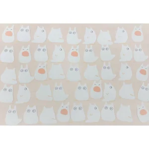 Cheap Set de stickers Totoro Blanc - Mon Voisin Totoro Petit Matériel