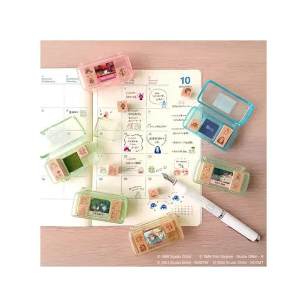 Sale Set de Tampons Bleu Chihiro dans le train - Le Voyage de Chihiro Petit Matériel