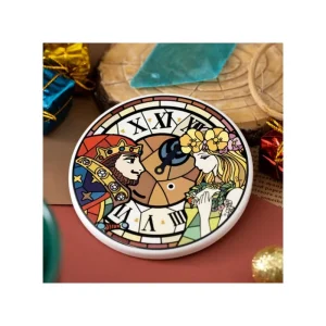 Best Sale Sous-verre céramique Roi des Nains & Princesse - Si tu tends l'oreill Cuisine Et Table