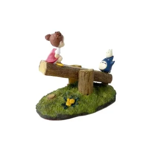 Best Sale Statue Balancoire Mei Et Totoro Bleu Et Blanc  - Mon Voisin Totoro Statues
