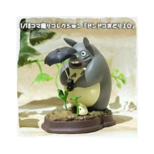 Store Statue Collection Stop Motion Totoro Gris Dondoko Pose 10 - Mon Voisi Statues