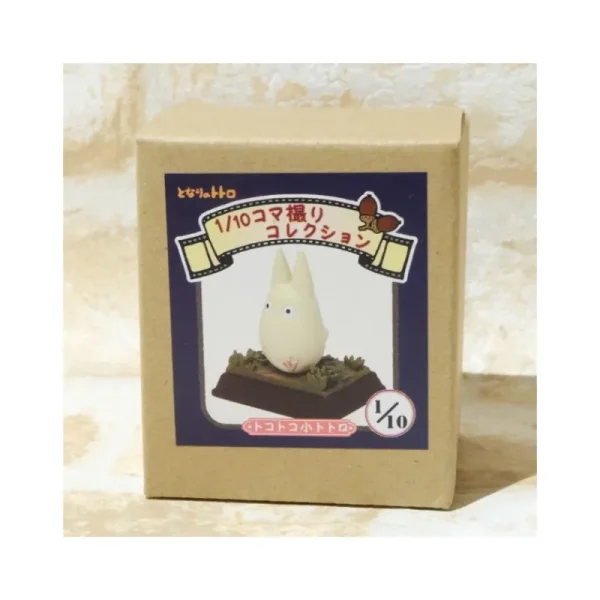 Online Statue Collection Stop Motion Totoro Blanc Course Pose 1 - Mon Voisin Statues
