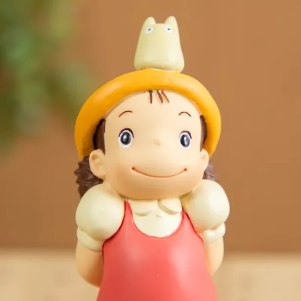 Best Statue Soliflore Mei & Totoro Blanc - Mon Voisin Totoro Décoration