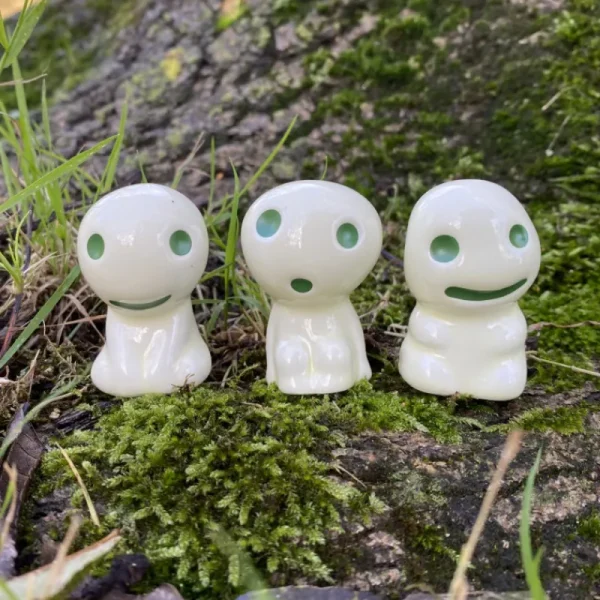 Clearance Statuette Kodama A & 1 Blind Pierre de Pouvoir - Princess Mononoké Statues