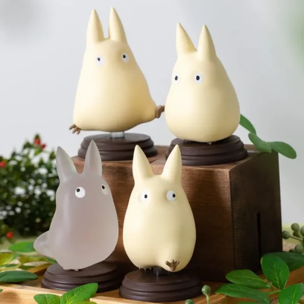 Best Sale Statuette Totoro blanc surpris - Mon Voisin Totoro Statues