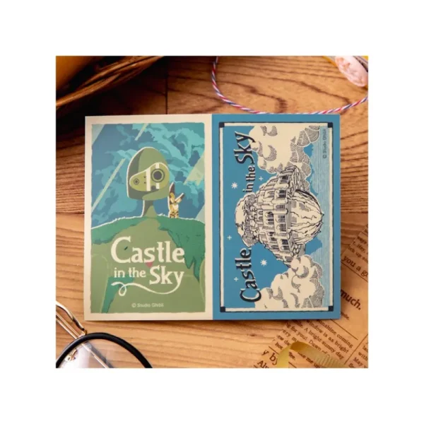 Online Stickers rétro Robot & Château Laputa - Le Château dans le ciel Petit Matériel