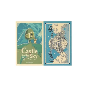Online Stickers rétro Robot & Château Laputa - Le Château dans le ciel Petit Matériel
