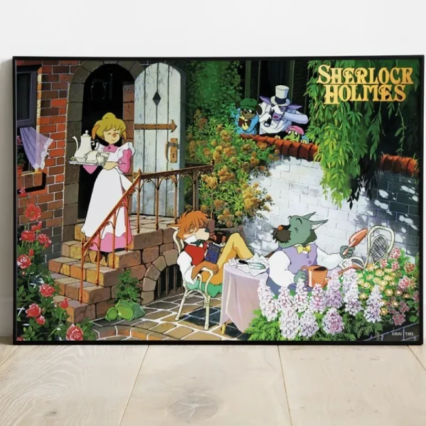 Clearance Tableau 03 - Tea time - Sherlock Holmes Décoration Murale