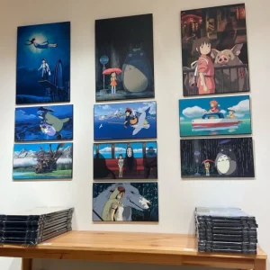 Cheap Tableau Ghibli 02 - Ponyo et Sosuke Décoration Murale