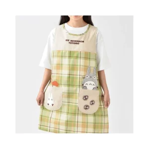 Fashion Tablier à Carreaux Totoro - Mon Voisin Totoro Cuisine Et Table