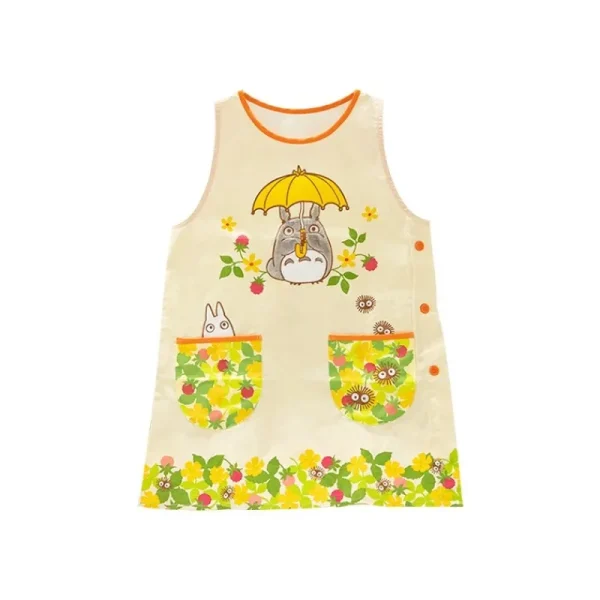 Outlet Tablier Totoro Champs de Fleurs 84 x 61,5 cm - Mon Voisin Totoro Cuisine Et Table
