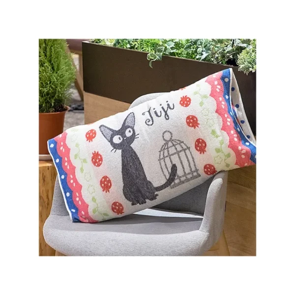 Best Sale Taie d'oreiller Jiji Fraises - Kiki la petite sorcière Linge De Maison
