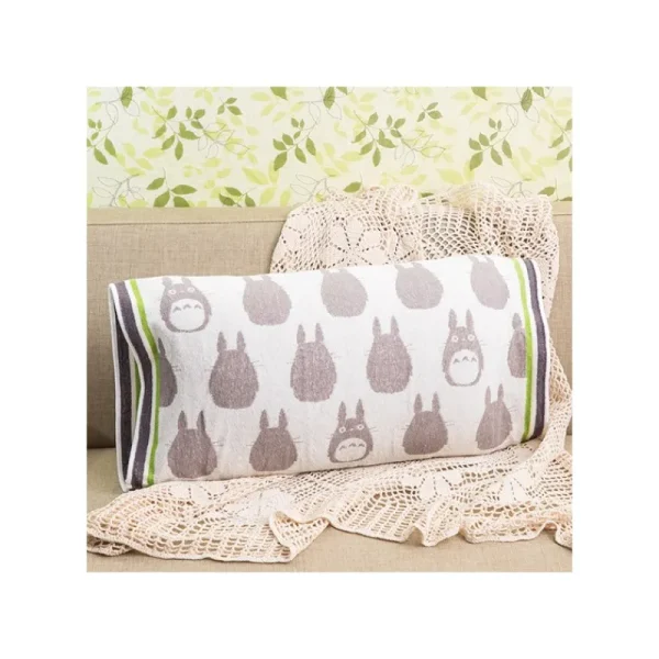 Store Taie d'oreiller Silhouette Totoro Gris - Mon Voisin Totoro Linge De Maison