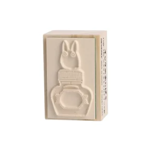 Store Tampon en bois Totoro Blanc & Bouteille d'encre - Mon Voisin Totoro Petit Matériel