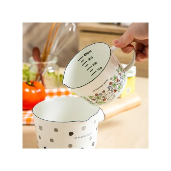 Shop Tasse à mesurer émail Noiraudes 450ml - Mon Voisin Totoro Cuisine Et Table