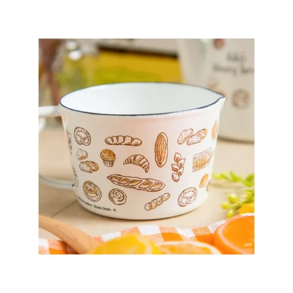 Best Sale Tasse à mesurer émail Viennoiseries 450ml - Kiki la petite sorcière Cuisine Et Table